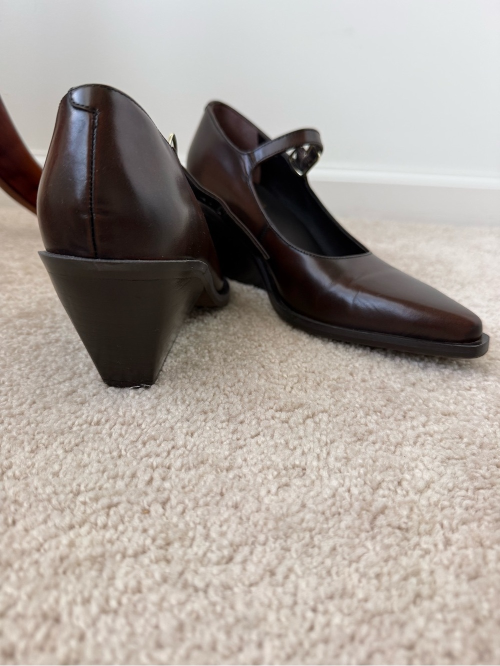 Seychelles Sparks Wedge Heel in Dark Brown Leather